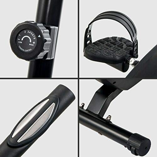 THj Bicicleta estática reclinada magnética, con Bluetooth, Asiento de Ajuste, Bicicleta estática con Resistencia de 8 Niveles THj Bicicleta estática reclinada magnética, con Bluetooth, Asiento de Ajuste, Bicicleta estática con Resistencia de 8 Niveles