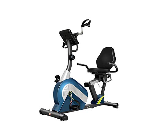 THj Bicicleta estática reclinada magnética, con Bluetooth, Asiento de Ajuste, Bicicleta estática con Resistencia de 8 Niveles THj Bicicleta estática reclinada magnética, con Bluetooth, Asiento de Ajuste, Bicicleta estática con Resistencia de 8 Niveles