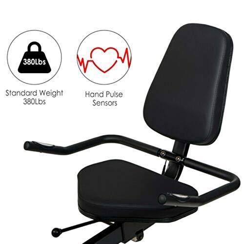 THj Bicicleta estática reclinada magnética, con Bluetooth, Asiento de Ajuste, Bicicleta estática con Resistencia de 8 Niveles THj Bicicleta estática reclinada magnética, con Bluetooth, Asiento de Ajuste, Bicicleta estática con Resistencia de 8 Niveles