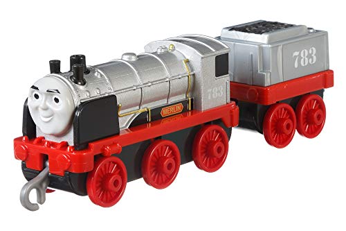 Thomas & Friends Thomas and Friends FXX26 Trackmaster Push Along Merlin The Invisible, Motor de Tren de Metal, Surtido, Multicolor