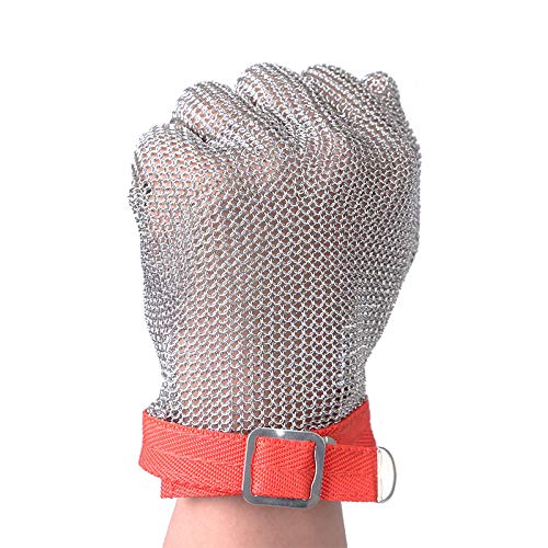 ThreeH Guantes de acero inoxidable de malla Prueba de corte resistente a las puñaladas Guantes de seguridad para cortar el trabajo de corte GL08 M(1 pieza) ThreeH Guantes de acero inoxidable de malla Prueba de corte resistente a las puñaladas Guantes de seguridad para cortar el trabajo de corte GL08 M(1 pieza)