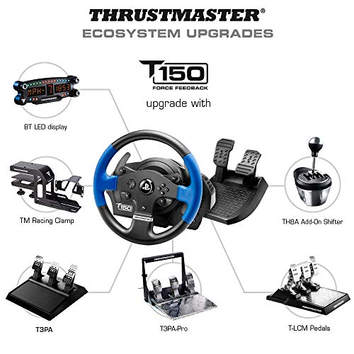 Thrustmaster T150RS - Volante - PS4 / PS3 / PC - Force Feedback - Licencia Oficial Playstation