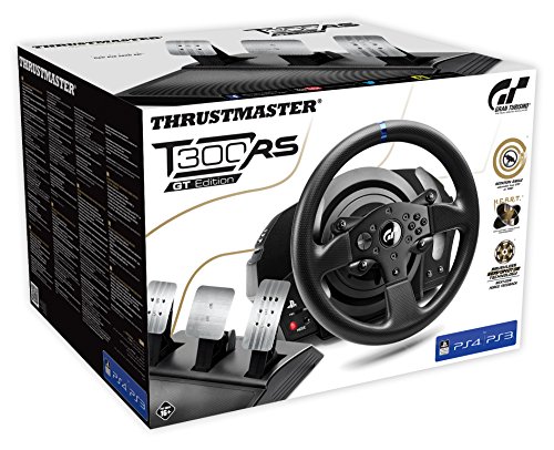 Thrustmaster T300RS GT EDITION - Volante - PS4 / PS3 / PC - Force Feedback - 3 pedales - Licencia Oficial GT Sport