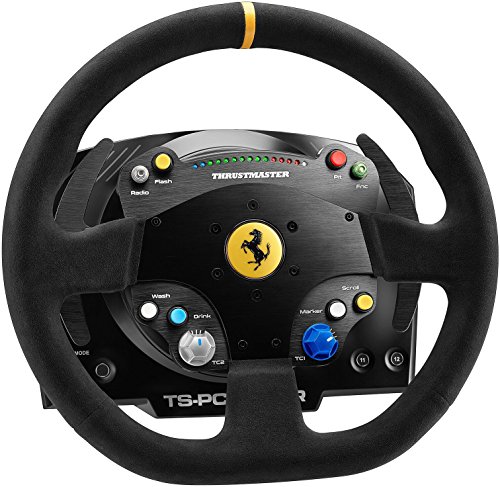 ThrustMaster - Volante TS-PC Racer Ferrari 488 Challenge Edition (PC) negro