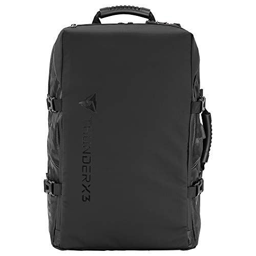 ThunderX3 B17, Mochila Gaming Impermeable, Hasta 17,3'', Anti Robo, USB, Negro