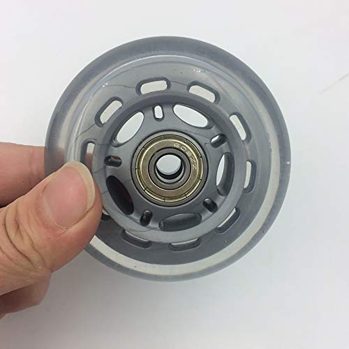 Ti-Fa 8 Piezas Ruedas De Patín En Línea, 64 Mm 75 Mm 99 Mm Rueda De Repuesto De Goma con Rodamientos, para Niños Y Adolescentes,64MM Ti-Fa 8 Piezas Ruedas De Patín En Línea, 64 Mm 75 Mm 99 Mm Rueda De Repuesto De Goma con Rodamientos, para Niños Y Adolescentes,64MM