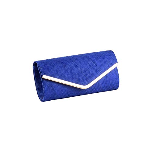 TIE RACK - Bolsa 100% sisal, Azul (azul cobalto), Talla única