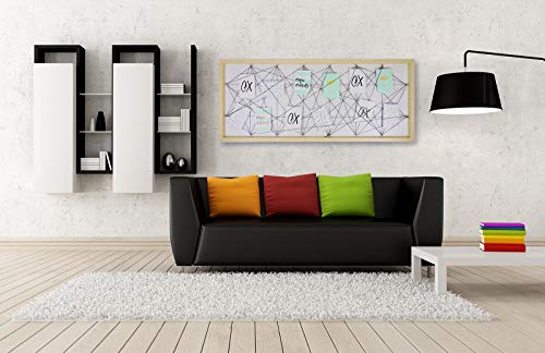 TIME HOME DEVELOPMENT Marco de Fotos Múltiple Madera con Hilos Tensados - Collage Decoración para Pared Original Colgador de Fotos 10x15 cm o Mensajes (50X120CM) TIME HOME DEVELOPMENT Marco de Fotos Múltiple Madera con Hilos Tensados - Collage Decoración para Pared Original Colgador de Fotos 10x15 cm o Mensajes (50X120CM)