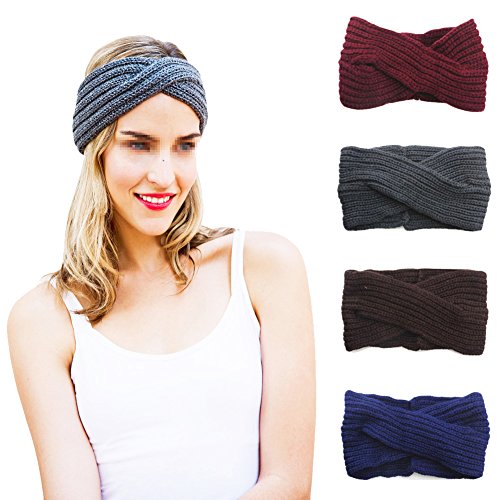 TININNA Diadema Mujer, Invierno Diadema Pelo Mujer Tejido Lana De Punto Banda Cinta Venda,Tejer Elástico Caliente Hairwrap-Gris Claro TININNA Diadema Mujer, Invierno Diadema Pelo Mujer Tejido Lana De Punto Banda Cinta Venda,Tejer Elástico Caliente Hairwrap-Gris Claro