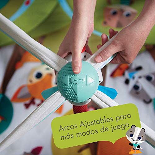 Tiny Love Gymini Deluxe Gimnasio de actividade, Manta musical de juegos para bebés con 18 actividades para el desarrollo y juguetes electrónicos para llevar, Into the Forest Tiny Love Gymini Deluxe Gimnasio de actividade, Manta musical de juegos para bebés con 18 actividades para el desarrollo y juguetes electrónicos para llevar, Into the Forest