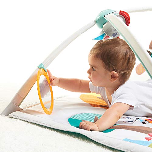 Tiny Love Gymini Deluxe Gimnasio de actividade, Manta musical de juegos para bebés con 18 actividades para el desarrollo y juguetes electrónicos para llevar, Into the Forest Tiny Love Gymini Deluxe Gimnasio de actividade, Manta musical de juegos para bebés con 18 actividades para el desarrollo y juguetes electrónicos para llevar, Into the Forest