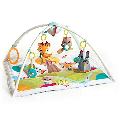 Tiny Love Gymini Deluxe Gimnasio de actividade, Manta musical de juegos para bebés con 18 actividades para el desarrollo y juguetes electrónicos para llevar, Into the Forest Tiny Love Gymini Deluxe Gimnasio de actividade, Manta musical de juegos para bebés con 18 actividades para el desarrollo y juguetes electrónicos para llevar, Into the Forest