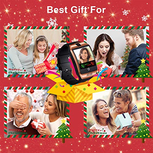 Tipmant Reloj Inteligente Mujer Hombre Smartwatch Pantalla táctil con Ranura para Tarjeta SIM Cámara Podómetro Moviles Baratos y Buenos Pulsera de Actividad para Android Xiaomi Samsung Huawei… Tipmant Reloj Inteligente Mujer Hombre Smartwatch Pantalla táctil con Ranura para Tarjeta SIM Cámara Podómetro Moviles Baratos y Buenos Pulsera de Actividad para Android Xiaomi Samsung Huawei…
