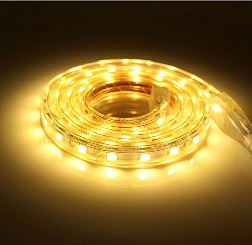 Tira de LED, cinta LED, impermeable, muy luminoso, cinta LED 220 V con interruptor, 5050 IP65 impermeable, banda, tira LED, blanco cálido Tira de LED, cinta LED, impermeable, muy luminoso, cinta LED 220 V con interruptor, 5050 IP65 impermeable, banda, tira LED, blanco cálido