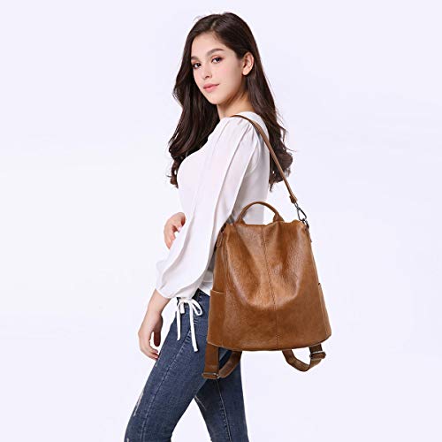 Tisdaini Bolsos Mochila Mujer Moda antirrobo Casual Viaje Escolares Bolsos