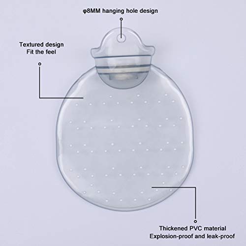 Tixiyu Botella de agua caliente de felpa a prueba de explosiones PVC botella de agua caliente con cubierta suave botella de agua caliente lindo regalo