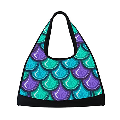 TIZORAX Colorful River - Bolsa de Viaje para Gimnasio y Gimnasio