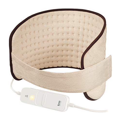 TM Electron Almohadilla Eléctrica para la Zona Lumbar y Abdominal, con 3 niveles de Temperatura, Transpirable y Lavable, Beige TM Electron Almohadilla Eléctrica para la Zona Lumbar y Abdominal, con 3 niveles de Temperatura, Transpirable y Lavable, Beige
