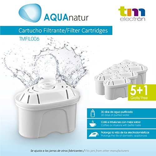 TM Electron Pack de 6 a 12 Meses de Filtros de Agua, Multicolor, 6 Unidades TM Electron Pack de 6 a 12 Meses de Filtros de Agua, Multicolor, 6 Unidades