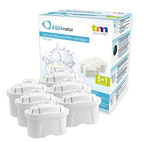 TM Electron Pack de 6 a 12 Meses de Filtros de Agua, Multicolor, 6 Unidades TM Electron Pack de 6 a 12 Meses de Filtros de Agua, Multicolor, 6 Unidades