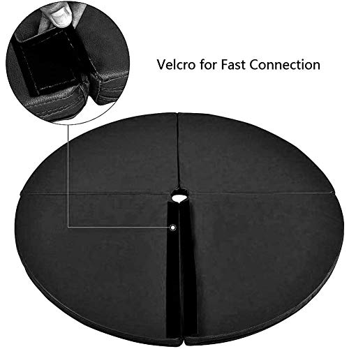 TMXWHYQ Esterilla de Baile en Barra Gruesa, Esterilla de Gimnasia para Ejercicios, Esterilla de Danza Redonda de Cuatro Pliegues, para Yoga en Interiores,Negro,150 * 5 TMXWHYQ Esterilla de Baile en Barra Gruesa, Esterilla de Gimnasia para Ejercicios, Esterilla de Danza Redonda de Cuatro Pliegues, para Yoga en Interiores,Negro,150 * 5