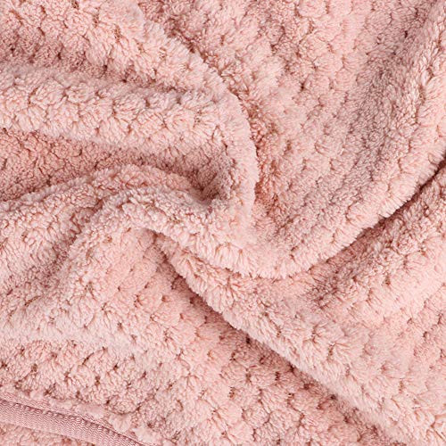 Toallas para Secar el Pelo, Toalla Turbante para el Pelo, Cabello Turbante de Secado rápido Coral Fleece con Botón del Abrigo, para en EUR Ducha, SPA, Maquillaje (Marrón,Rosado) Toallas para Secar el Pelo, Toalla Turbante para el Pelo, Cabello Turbante de Secado rápido Coral Fleece con Botón del Abrigo, para en EUR Ducha, SPA, Maquillaje (Marrón,Rosado)