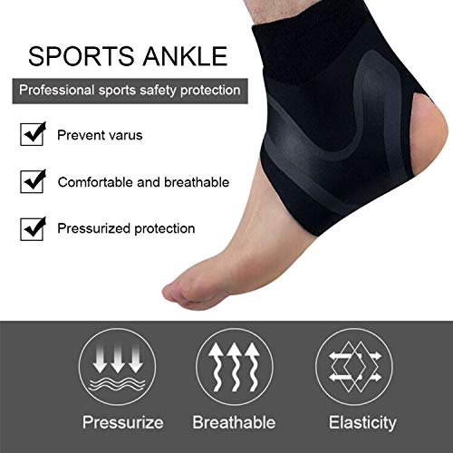 Tobillera Estabilizadora, Ankle Support, Soporte De Tobillo, Tobillera Estabilizadora Protector Para La Recuperación De Lesiones, Alivio Del Dolor Crónico De Tobillo, Artritis, Tendinitis, 2 Pieza