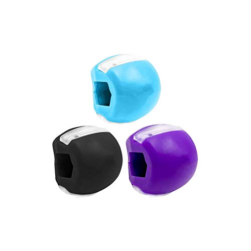 TOCYORIC 3 Bolas para Ejercitar La MandíBula Bola De Silicona Adelgazar La Facial Ejercitador De Cuello Jawline Shaper Face Slimmer Double Chin Exerciser Pelota de Ejercicio Jawline Fitness Ball TOCYORIC 3 Bolas para Ejercitar La MandíBula Bola De Silicona Adelgazar La Facial Ejercitador De Cuello Jawline Shaper Face Slimmer Double Chin Exerciser Pelota de Ejercicio Jawline Fitness Ball