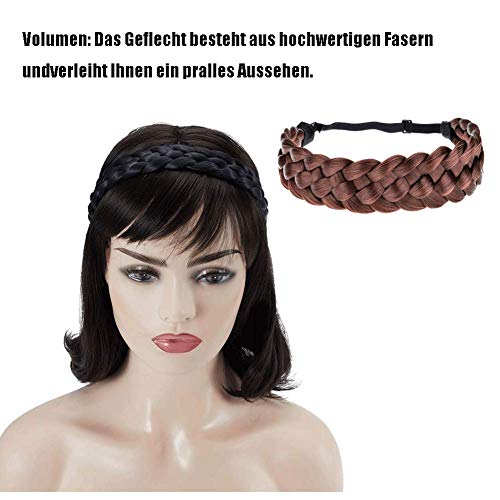 TOECWEGR Cinta de pelo trenzada, 5 hebras, goma para el pelo, clásica, gruesa, elástica, sintética, accesorios de belleza para mujer (5 hebras trenzadas B05) TOECWEGR Cinta de pelo trenzada, 5 hebras, goma para el pelo, clásica, gruesa, elástica, sintética, accesorios de belleza para mujer (5 hebras trenzadas B05)