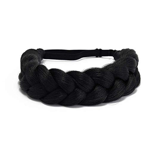 TOECWEGR Cinta trenzada para el pelo, accesorio de belleza para mujer, estilo africano 1B TOECWEGR Cinta trenzada para el pelo, accesorio de belleza para mujer, estilo africano 1B