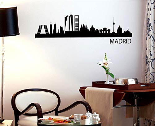 TOKPERSONAL Vinilo Decorativo Skyline Madrid. Medida composición :145x27cm TOKPERSONAL Vinilo Decorativo Skyline Madrid. Medida composición :145x27cm