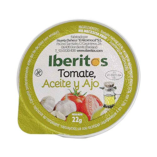 Tomate ajo y aceite en monodosis Iberitos - 45 unidades x 22 gr Tomate ajo y aceite en monodosis Iberitos - 45 unidades x 22 gr