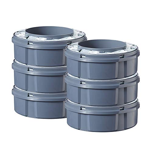 Tommee Tippee Sangenic Recambios Sistema avanzado para desechar pañales Twist & Click, paquete de 6 (compatibles con los contenedores Sangenic TEC y Twist and Click) Tommee Tippee Sangenic Recambios Sistema avanzado para desechar pañales Twist & Click, paquete de 6 (compatibles con los contenedores Sangenic TEC y Twist and Click)