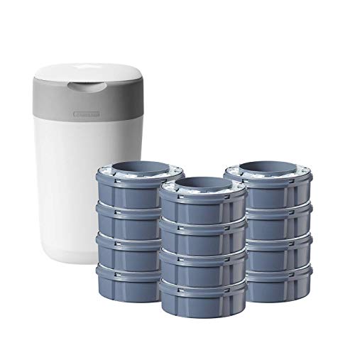 Tommee Tippee Starter Pack Twist and Click Contenedor de Pañales + 12 Recambios Tommee Tippee Starter Pack Twist and Click Contenedor de Pañales + 12 Recambios