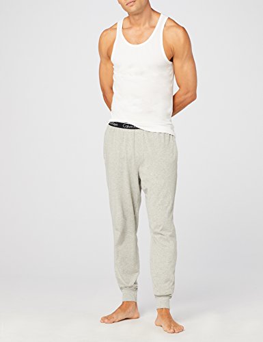 Tommy Hilfiger 2P Tank Camiseta sin Mangas, Blanco (Blanco 100), M para Hombre Tommy Hilfiger 2P Tank Camiseta sin Mangas, Blanco (Blanco 100), M para Hombre