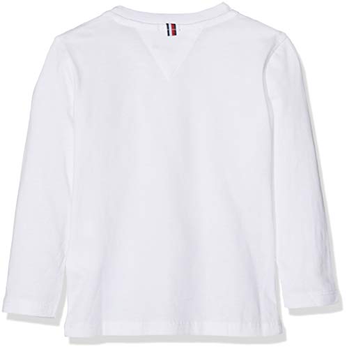 Tommy Hilfiger Boys Basic Cn Knit L/s Camiseta, Blanco (Bright White 123), 152 (Talla del Fabricante: 12) para Niños Tommy Hilfiger Boys Basic Cn Knit L/s Camiseta, Blanco (Bright White 123), 152 (Talla del Fabricante: 12) para Niños