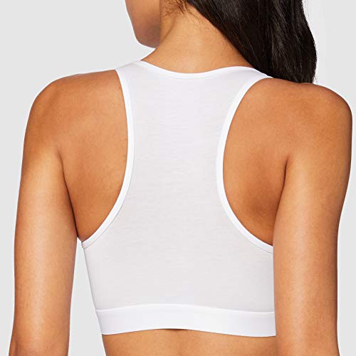 Tommy Hilfiger Bralette Corsetto, Blanco (White), S para Mujer