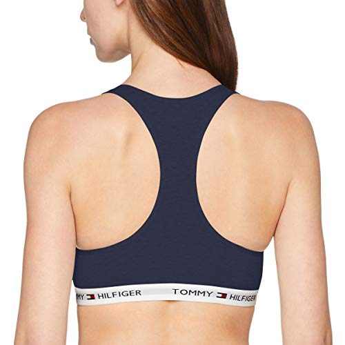 Tommy Hilfiger Bralette Sujetador Deportivo, Azul (NAVY/white BLAZER-PT 416), 40 (talla del fabricante: LG) para Mujer Tommy Hilfiger Bralette Sujetador Deportivo, Azul (NAVY/white BLAZER-PT 416), 40 (talla del fabricante: LG) para Mujer
