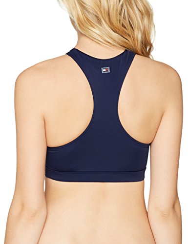 Tommy Hilfiger Crop Top Rp Parte de Arriba de Bikini, Rosa (Navy Blazer - Tango Red 501), 42 (Talla del Fabricante: Large) para Mujer Tommy Hilfiger Crop Top Rp Parte de Arriba de Bikini, Rosa (Navy Blazer - Tango Red 501), 42 (Talla del Fabricante: Large) para Mujer
