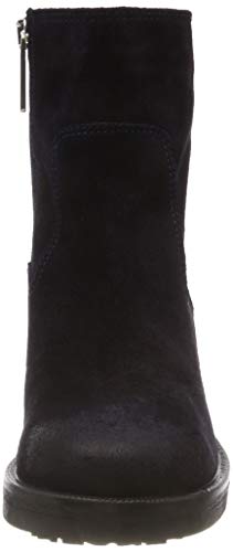 Tommy Hilfiger Essential Suede Biker Boot, Botas Estilo Motero Mujer, Azul (Midnight 403), 38 EU Tommy Hilfiger Essential Suede Biker Boot, Botas Estilo Motero Mujer, Azul (Midnight 403), 38 EU