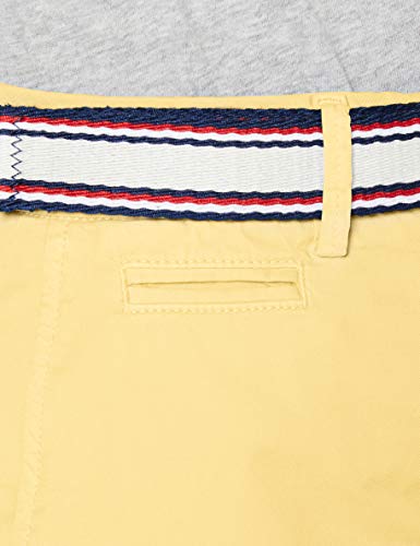 Tommy Hilfiger Gmd Cotton Tencel Slim Bermuda Vaqueros, Amarillo (Sunray Zfb), 90 (Talla del Fabricante: 34) para Mujer