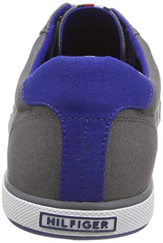 Tommy Hilfiger H2285ARLOW 1D, Zapatillas para Hombre, Gris (Steel Grey), 43 EU