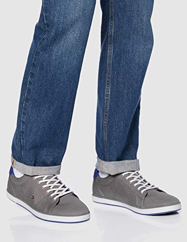 Tommy Hilfiger H2285ARLOW 1D, Zapatillas para Hombre, Gris (Steel Grey), 43 EU