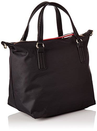 Tommy Hilfiger Poppy Small Tote, Bolso totes para Mujer, Negro (Black), 23x15x22 cm (W x H x L) Tommy Hilfiger Poppy Small Tote, Bolso totes para Mujer, Negro (Black), 23x15x22 cm (W x H x L)