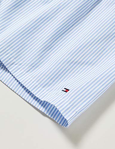 Tommy Hilfiger SS Short Set Woven Print Pijama, Gris, 12-13 aƱos (Talla del Fabricante:) para NiƱas Tommy Hilfiger SS Short Set Woven Print Pijama, Gris, 12-13 aƱos (Talla del Fabricante:) para NiƱas