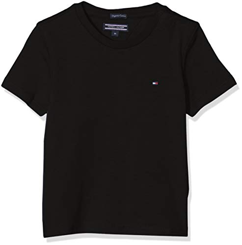 Tommy Hilfiger T Camiseta Básica de Manga Corta, Negro (Meteorite), 164 (Talla del Fabricante: 14-15) para Niños Tommy Hilfiger T Camiseta Básica de Manga Corta, Negro (Meteorite), 164 (Talla del Fabricante: 14-15) para Niños
