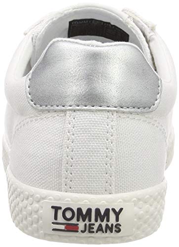 Tommy Hilfiger Tommy Jeans Casual Sneaker, Zapatillas Mujer, Blanco (White 100), 37 EU Tommy Hilfiger Tommy Jeans Casual Sneaker, Zapatillas Mujer, Blanco (White 100), 37 EU