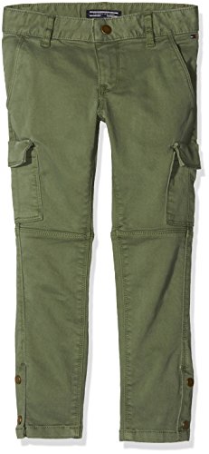 Tommy Hilfiger Utility Reg Rise Skinny Stat GD Pantalones, Verde (Thyme 381), 176 (Talla del Fabricante: 16) para Niñas Tommy Hilfiger Utility Reg Rise Skinny Stat GD Pantalones, Verde (Thyme 381), 176 (Talla del Fabricante: 16) para Niñas
