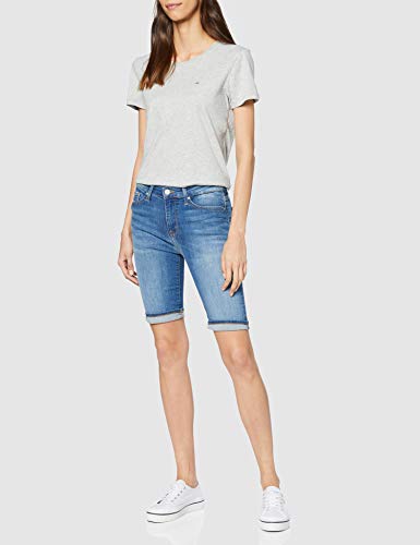 Tommy Hilfiger Venice Slim Bermuda Vaqueros, Azul (Elfie 1af), W24/L30 (Talla del fabricante: Ni24) para Mujer