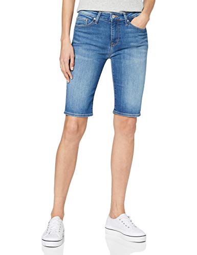 Tommy Hilfiger Venice Slim Bermuda Vaqueros, Azul (Elfie 1af), W24/L30 (Talla del fabricante: Ni24) para Mujer